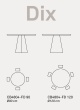    Cтол DIX d120 CB4804-FD 120