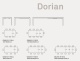    Cтол DORIAN 90x130/180 CB4815-R 130 A