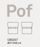 пуфик Connubia POF CB5207