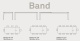 стол Connubia BAND CB4857-R 180